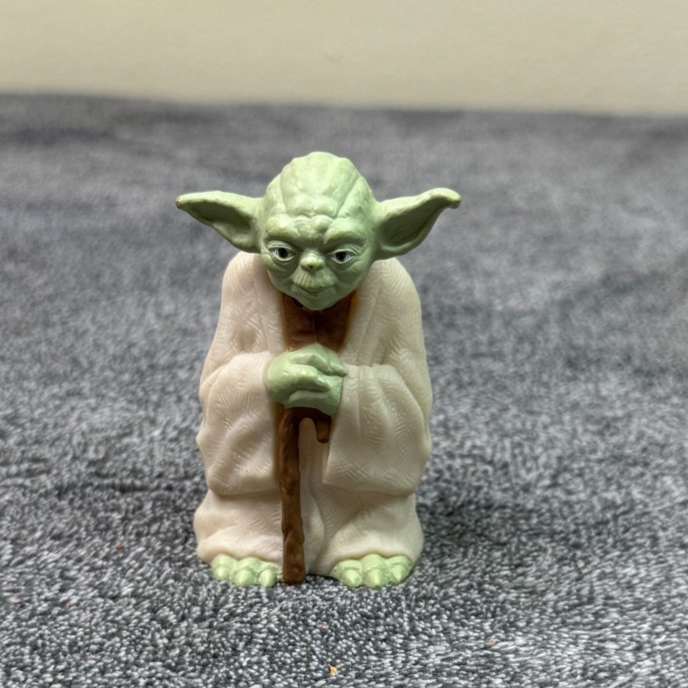 Vintage 1996 Star Wars Yoda Applause PVC Figure 3 Inch Cake Topper Lucasfilm